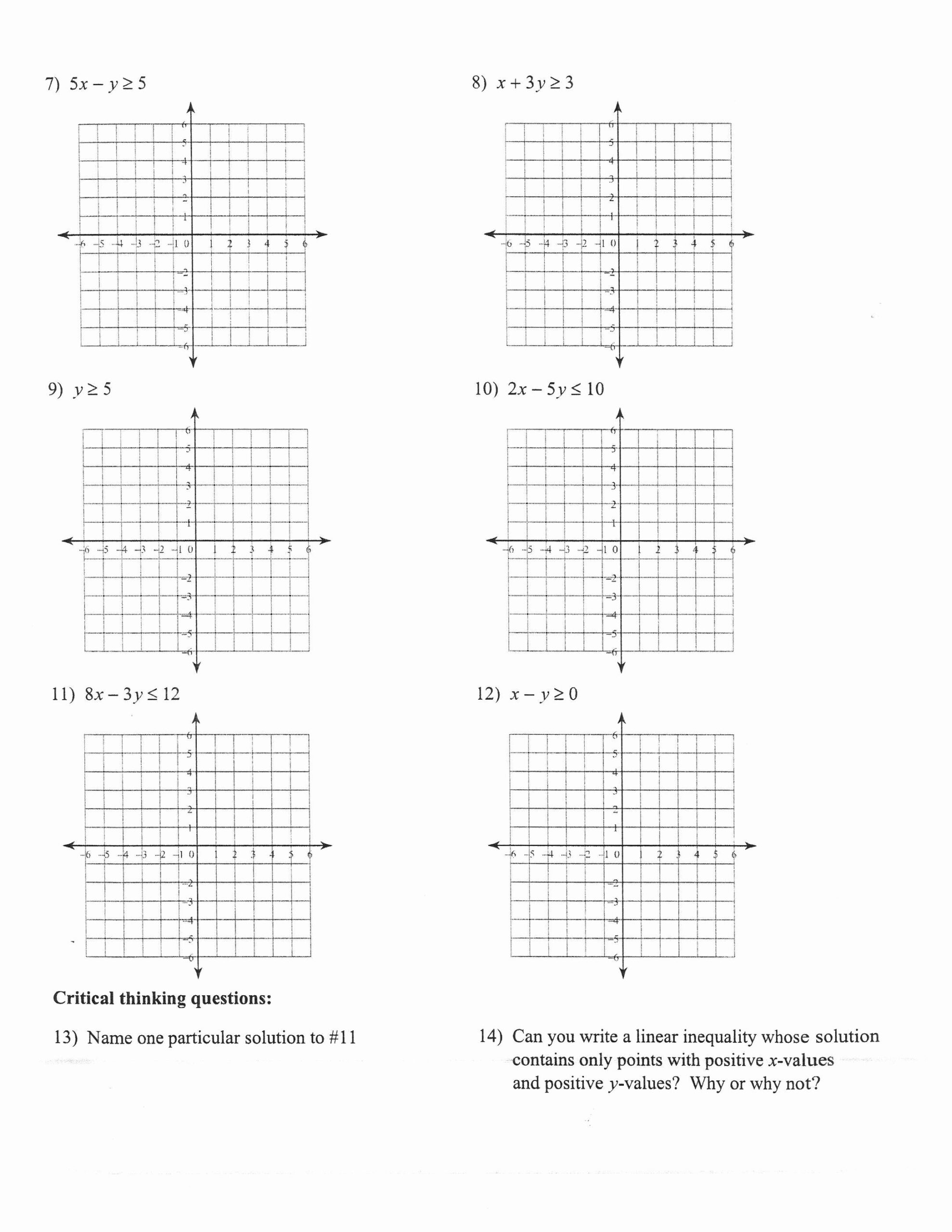 50 Graphing Linear Equations Worksheet Answers Chessmuseum Template 