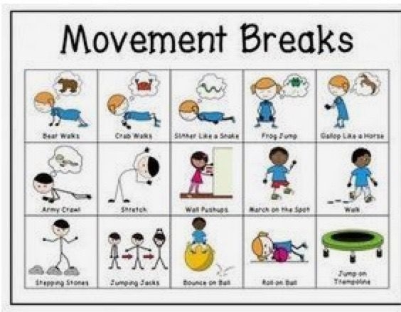 heavy work activities for kids printable
