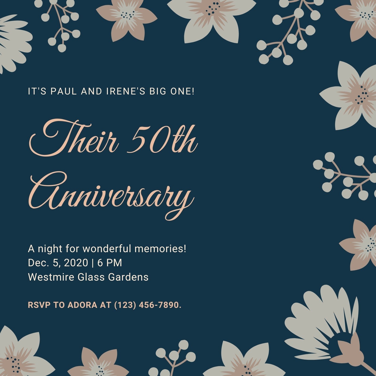 10th anniversary invitations templates