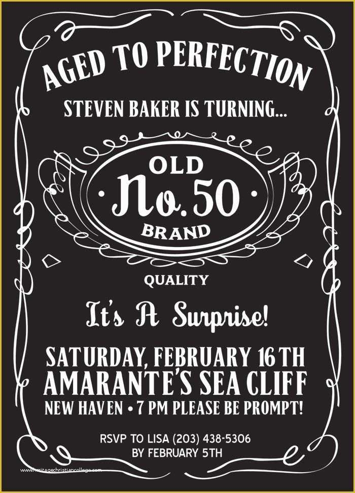 50th birthday party invitation templates free download