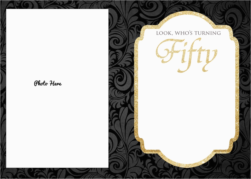 50th Birthday Party Invites Free Templates Free Printable 50th Birthday