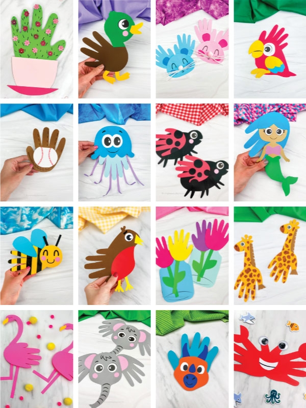 53 Fun Handprint Crafts For Kids Free Templates Simple Everyday Mom
