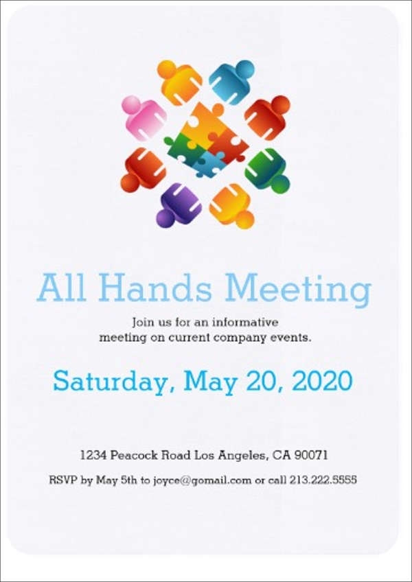 59 Meeting Invitation Designs PSD AI Word InDesign