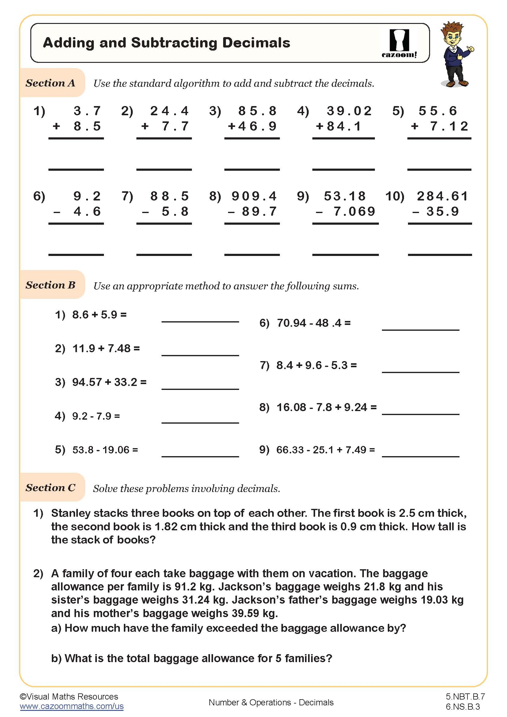 5th Grade Math Worksheets Printable K5 Worksheets Math 