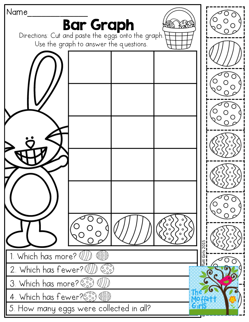 6 Printable Preschool Worksheets April NO PREP Packet For Kindergarten