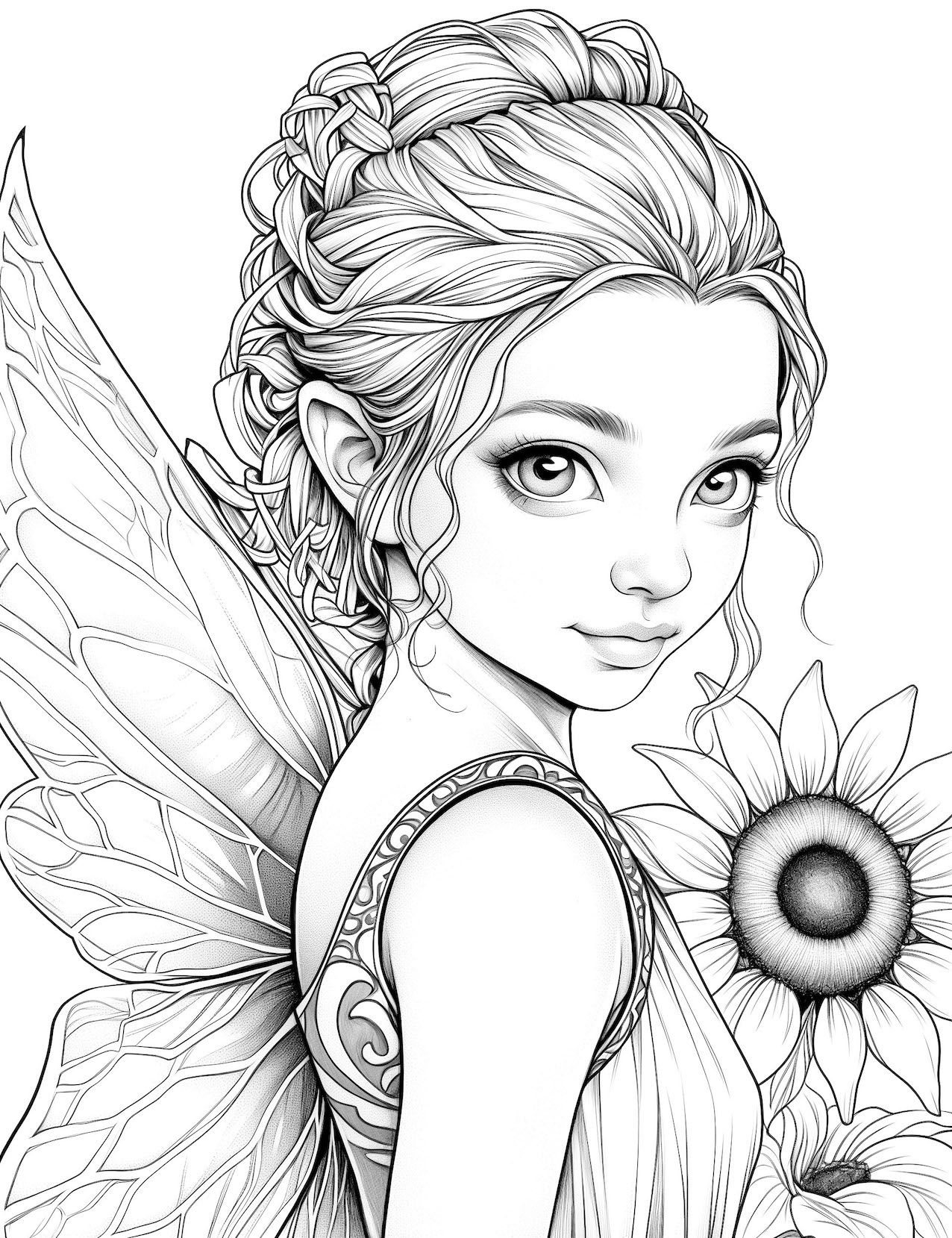 60 Fantasy Fairies Coloring Pages For Adult Free Printable 152