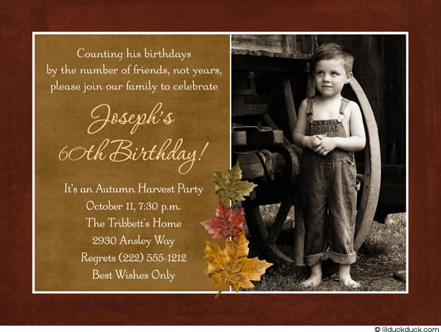 60th Birthday Party Invitations For Him FREE Printable Birthday 