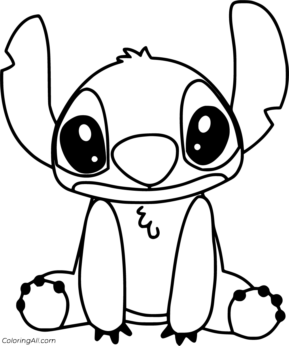 68 Free Printable Lilo And Stitch Coloring Pages Easy To Print From