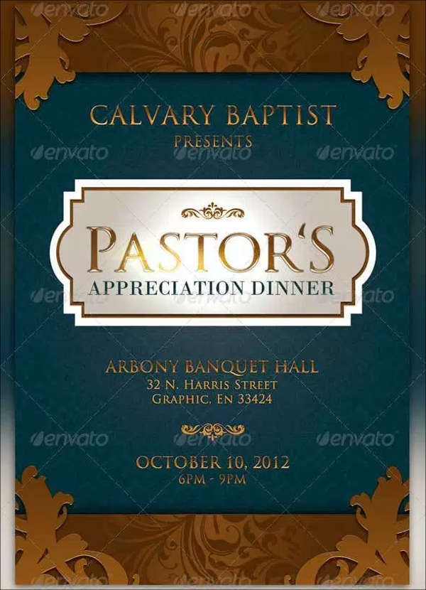 8 Appreciation Dinner Invitations Word PSD AI Illustrator Publisher