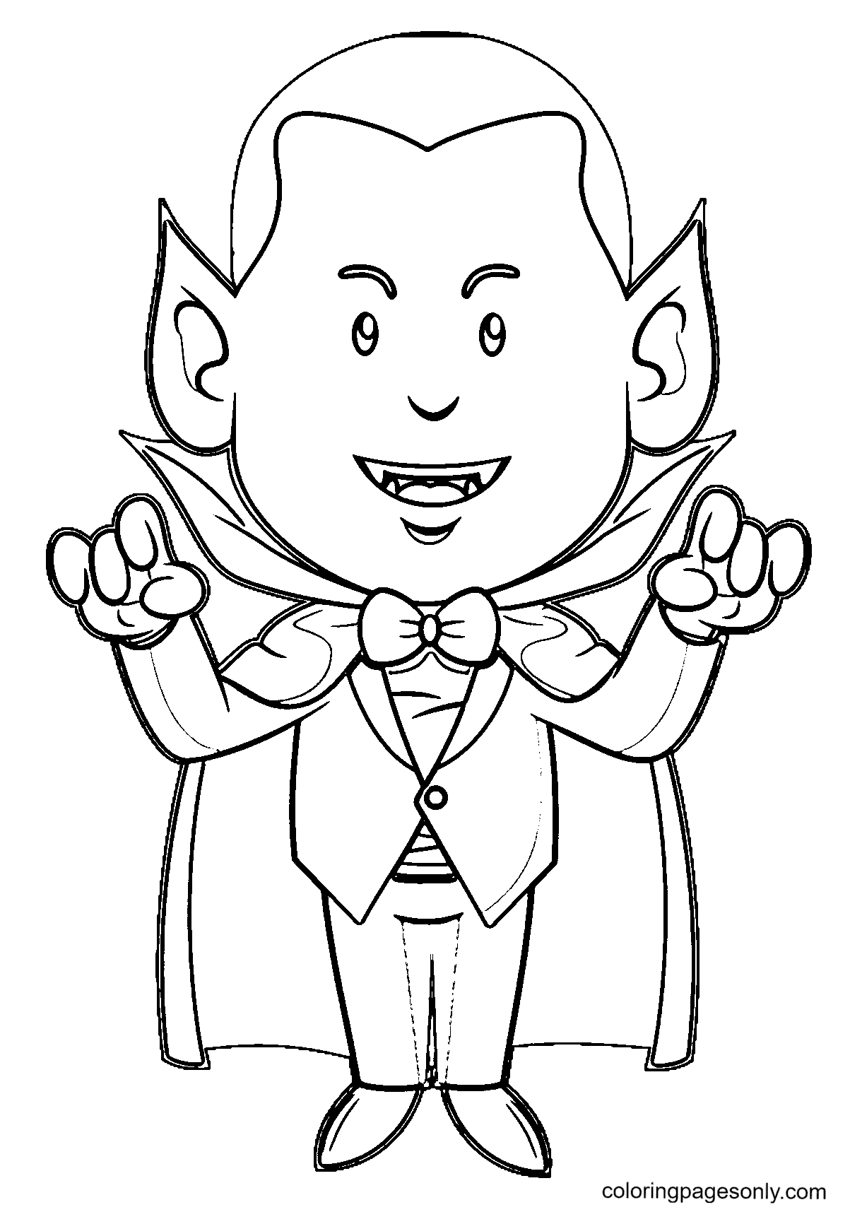Vampire Coloring Pages