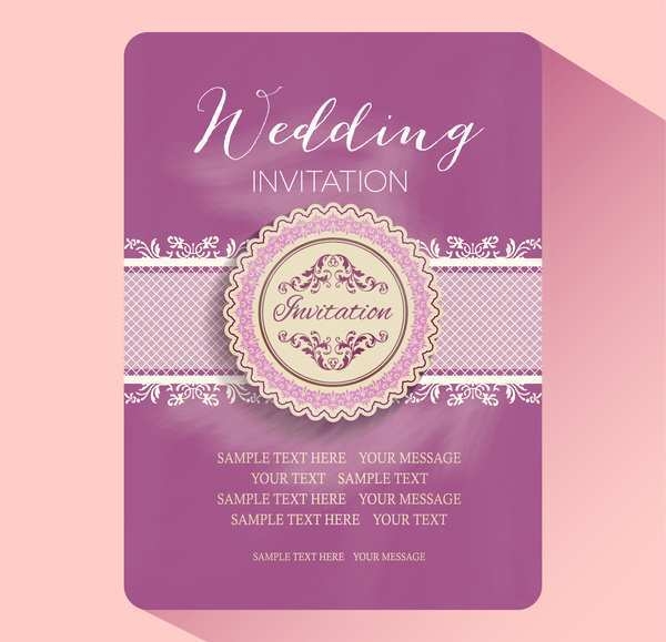 adobe illustrator wedding invitation template free