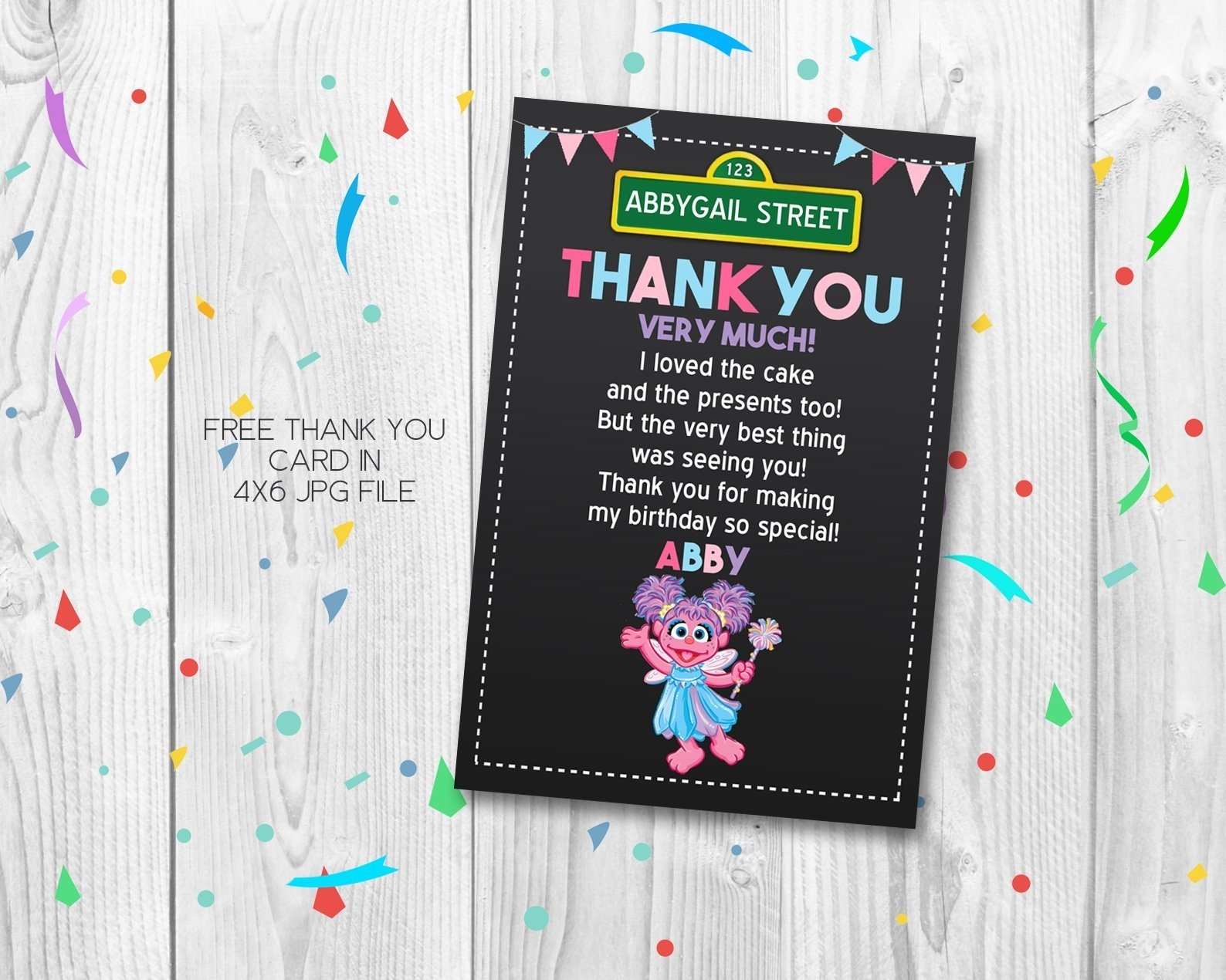 Abby Cadabby Invitation My Party Templates