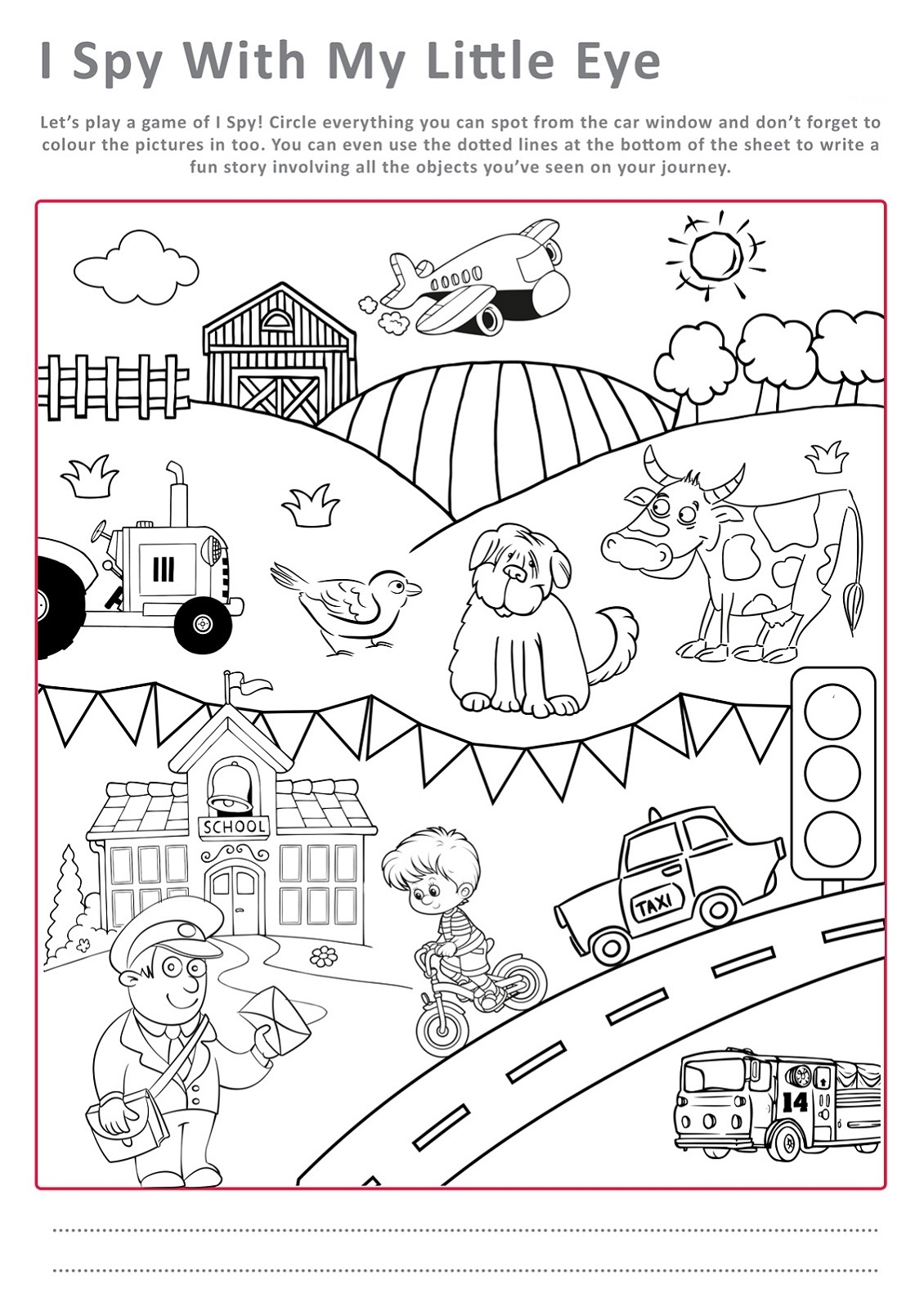 activity sheets printable games for kids