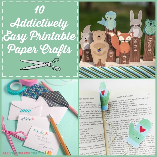 Addictively Easy Printable Paper Crafts To Make Today Cheap Eats And 