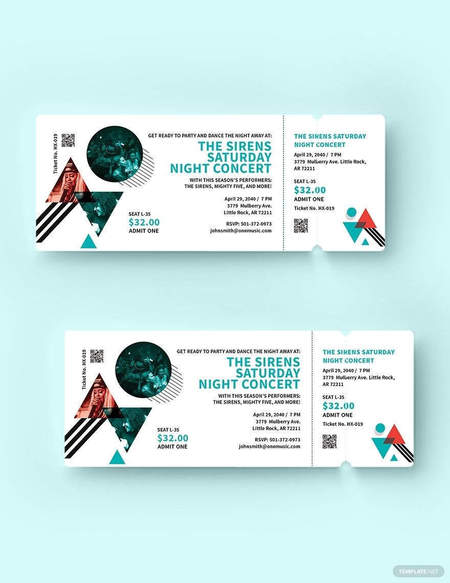 Admit One Ticket Templates In Word FREE Download Template
