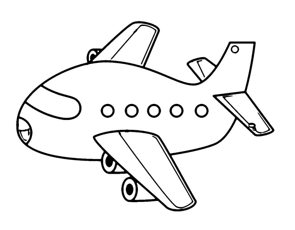 Aeroplane Coloring Pages