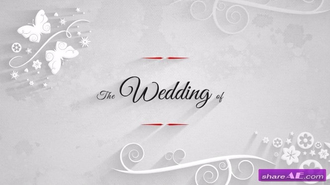After Effects Template Free Wedding Invitation Free Templates Printable