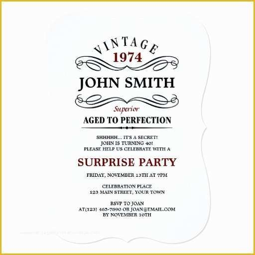 Aged To Perfection Invitation Template Free Of Wine Birthday Invitation 