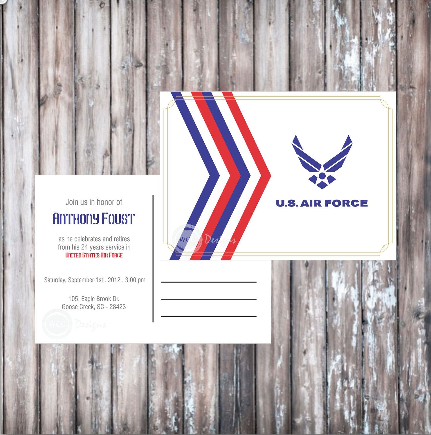 air force invitation template