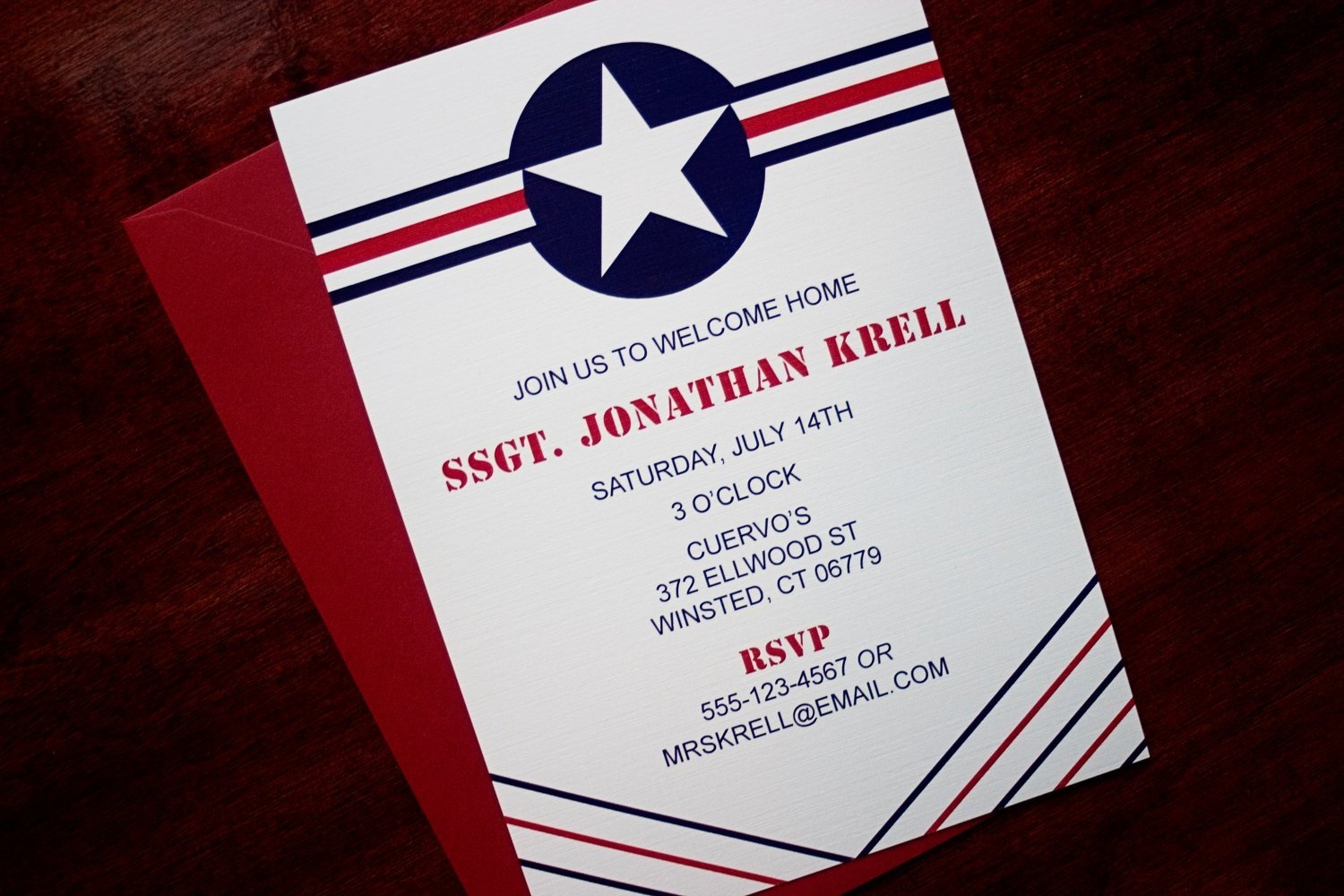 Air Force Retirement Invitations