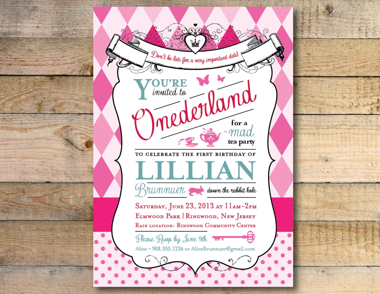 alice in wonderland birthday invitations templates