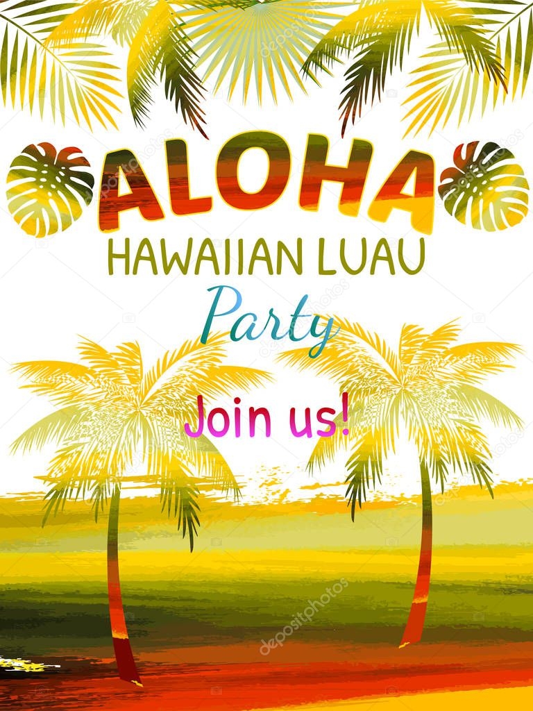 Aloha Invitation Template