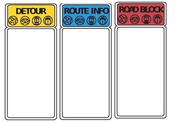 Amazing Race Clues Blank Template By Kimberly Machado TpT