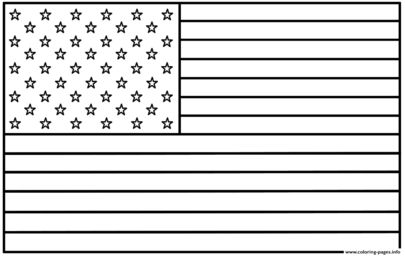 Flag Coloring Pages
