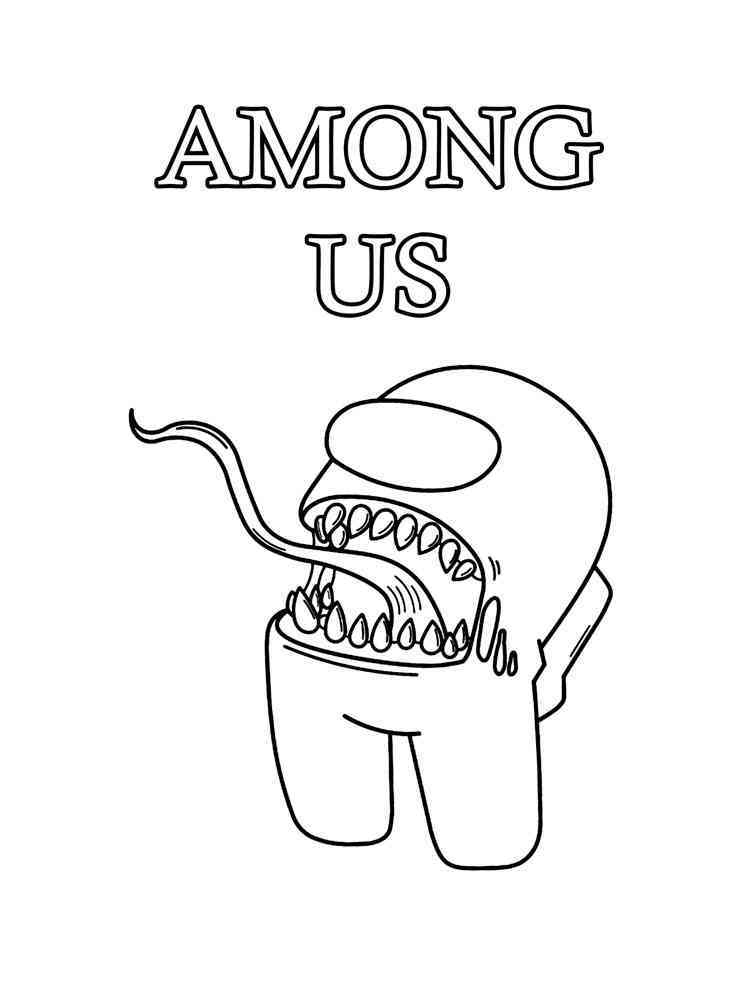 Amoung Us Coloring Page