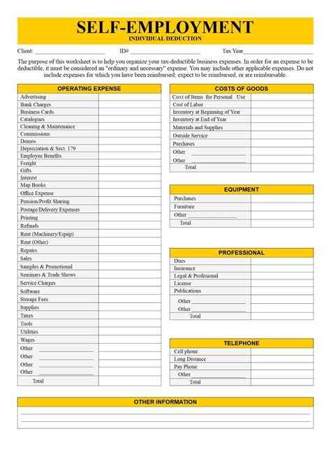 Anchor Tax Service Home Use Worksheet Worksheets Library