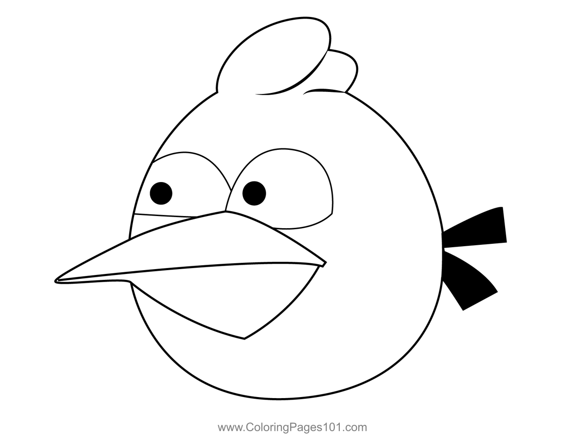 Angry Birds Coloring Pages