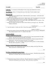 Average Velocity Worksheet Ap Physics 1 Average Velocity And