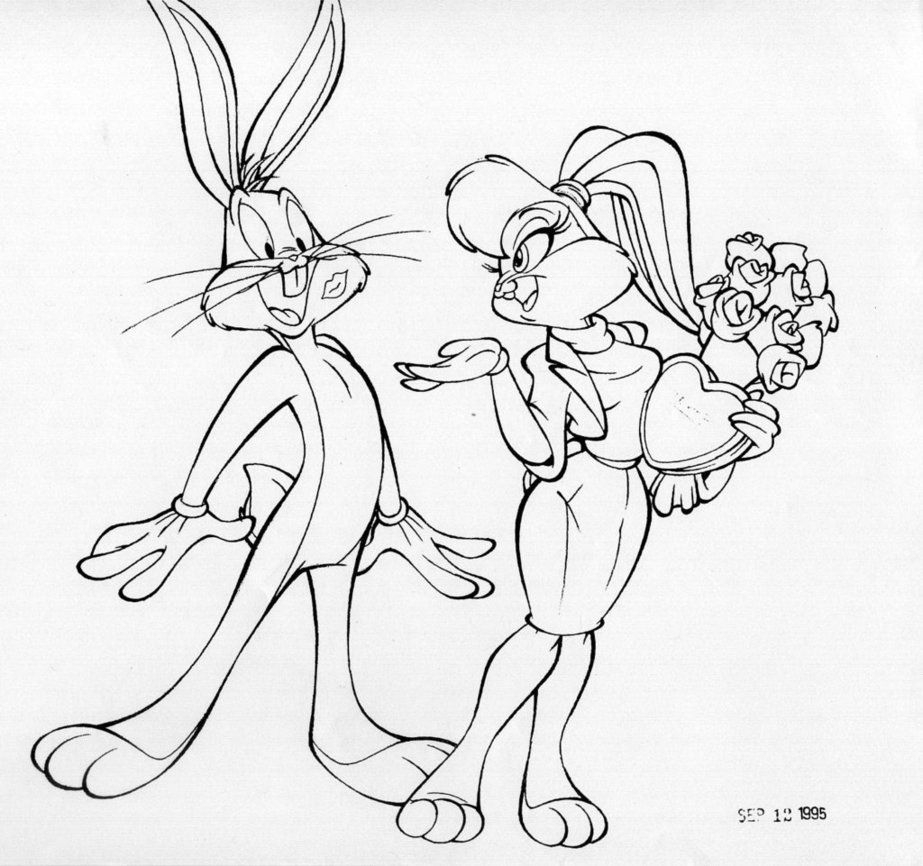 Baby Bugs Bunny And Lola Coloring Pages Coloring Home