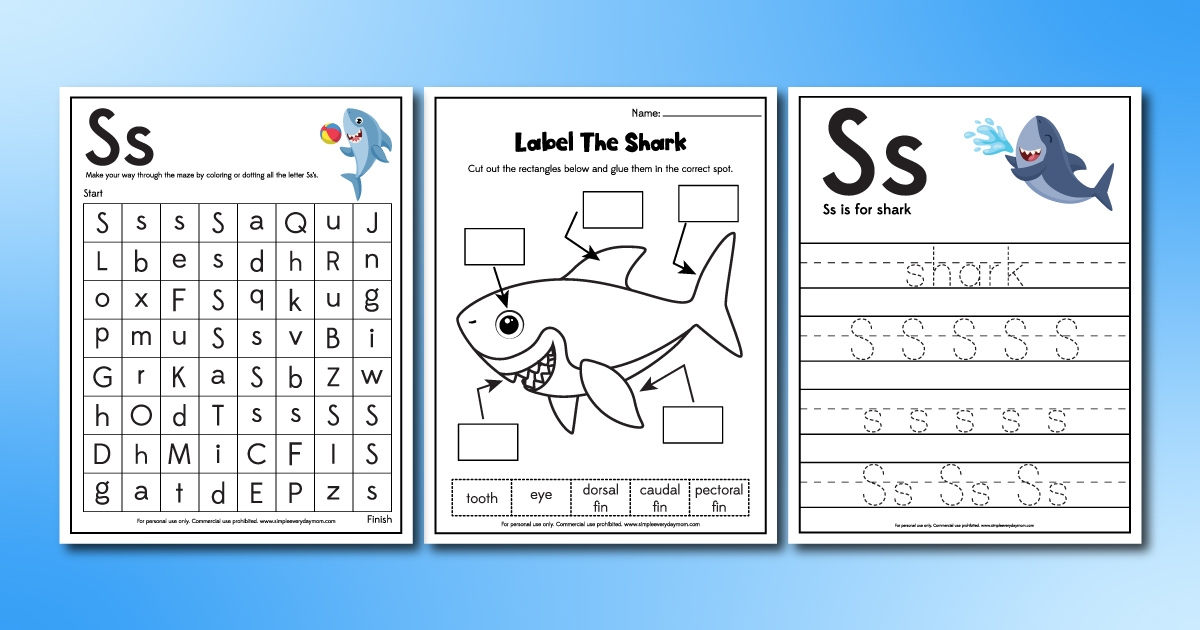 Baby Shark Worksheet