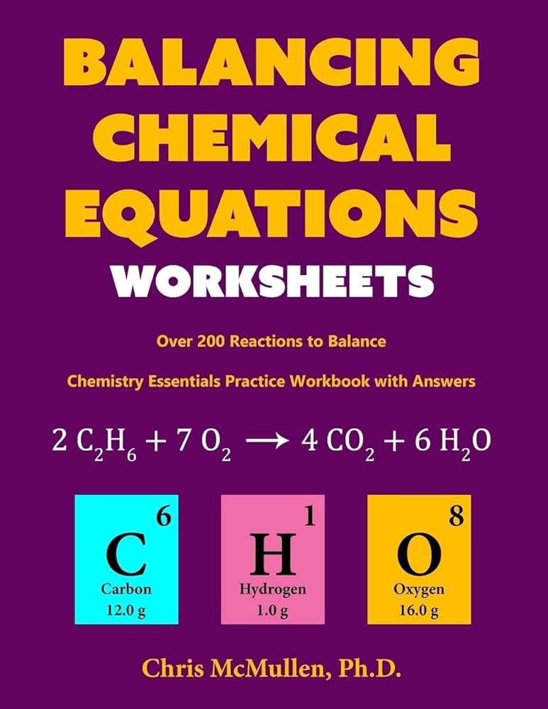 balance equation worksheet