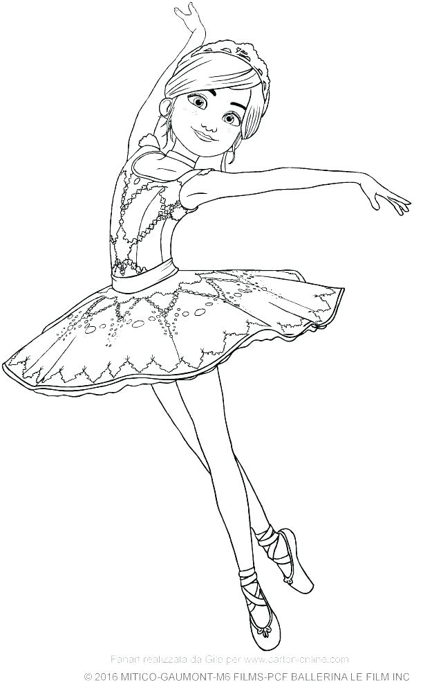 Ballerina Printable Coloring Pages At GetDrawings Free Download