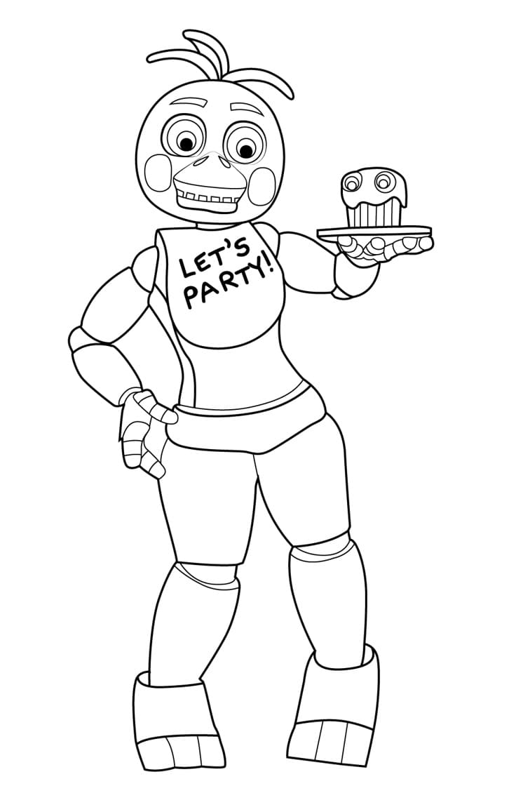 fnaf free coloring pages
