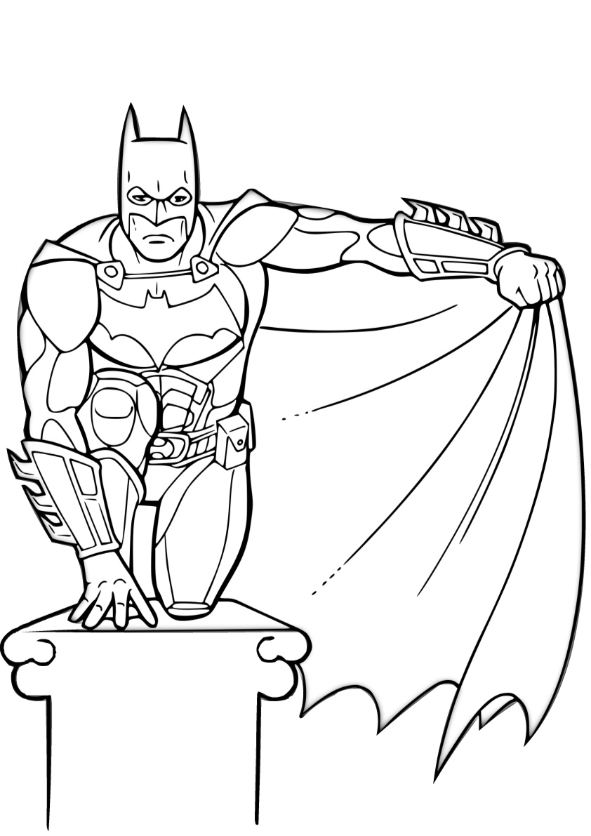 Batman Coloring Book Pages