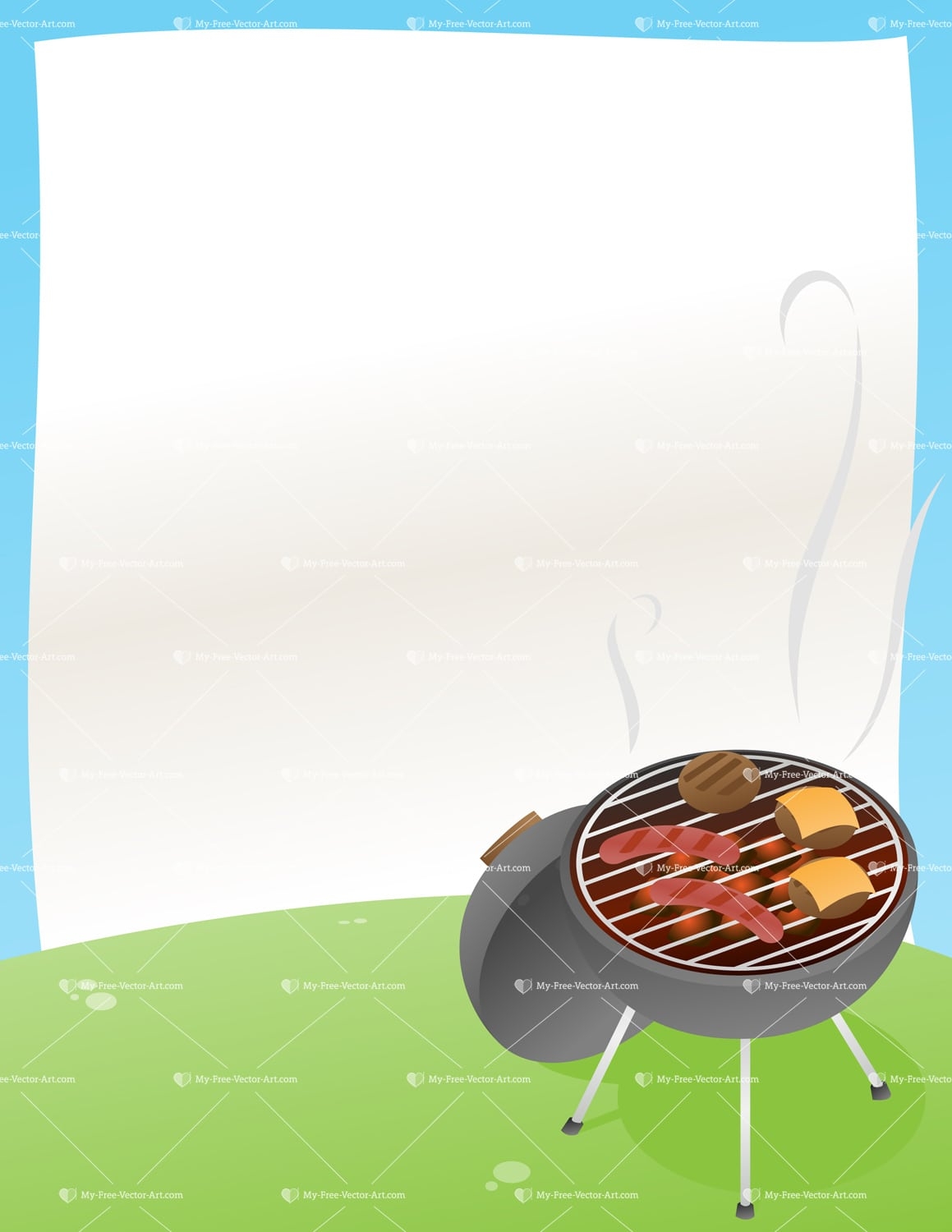free printable bbq invite template