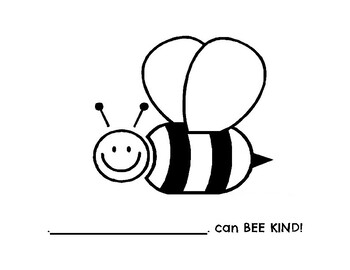 BEE Kind Worksheet By Kelsey Henry TPT