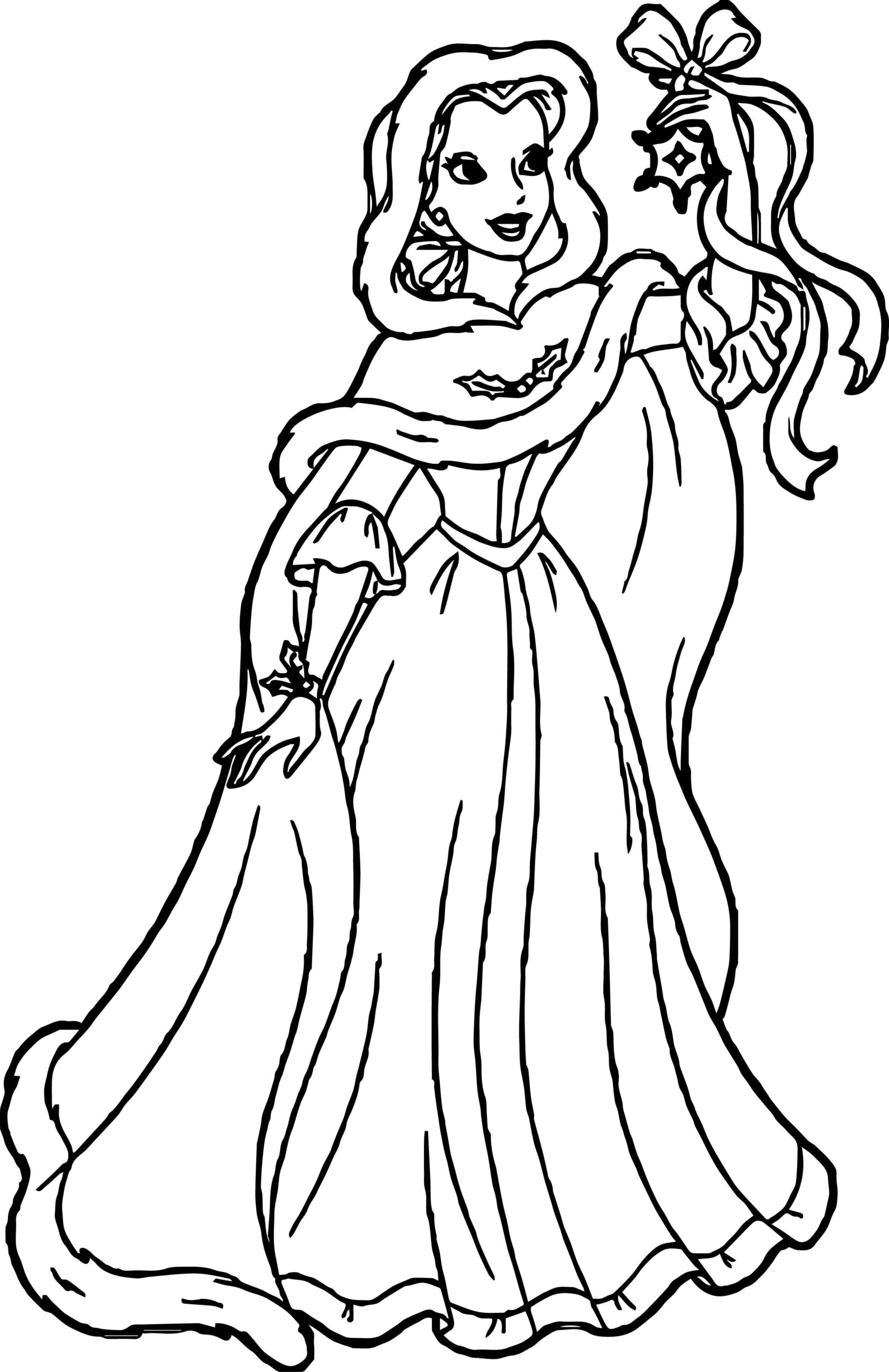 Belle Disney Princess Coloring Pages