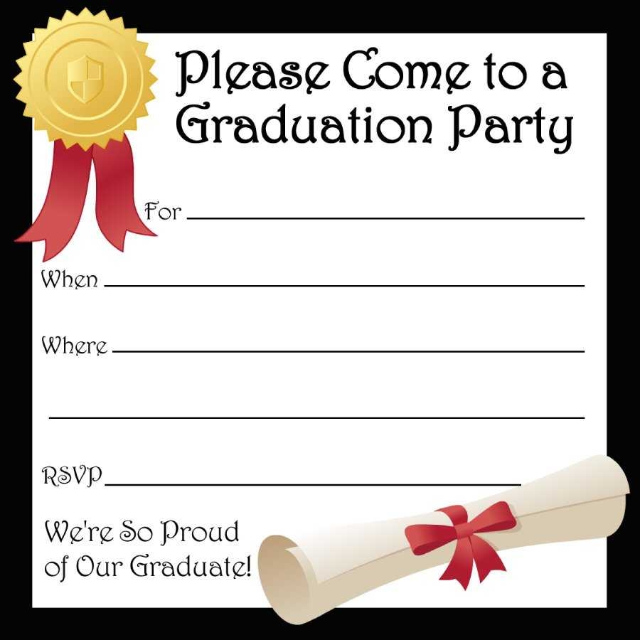 Best Graduation Invitation Templates Microsoft Word Template Throughout 
