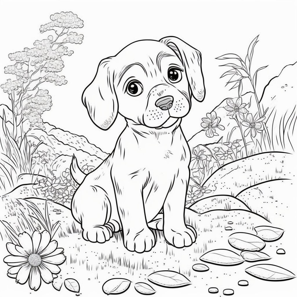 Big Dog Coloring Pages Coloring Pages