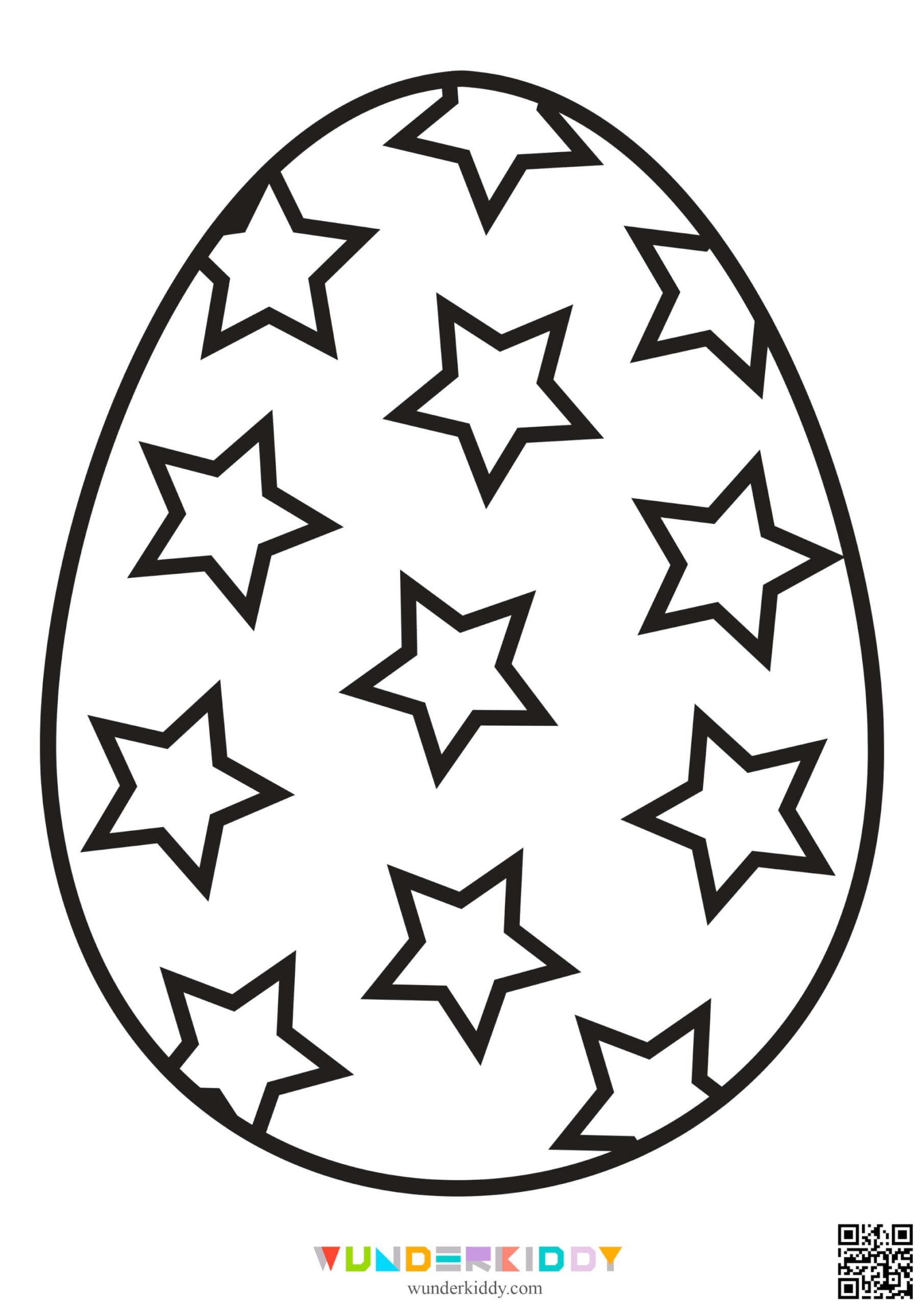 Easter Egg Color Page