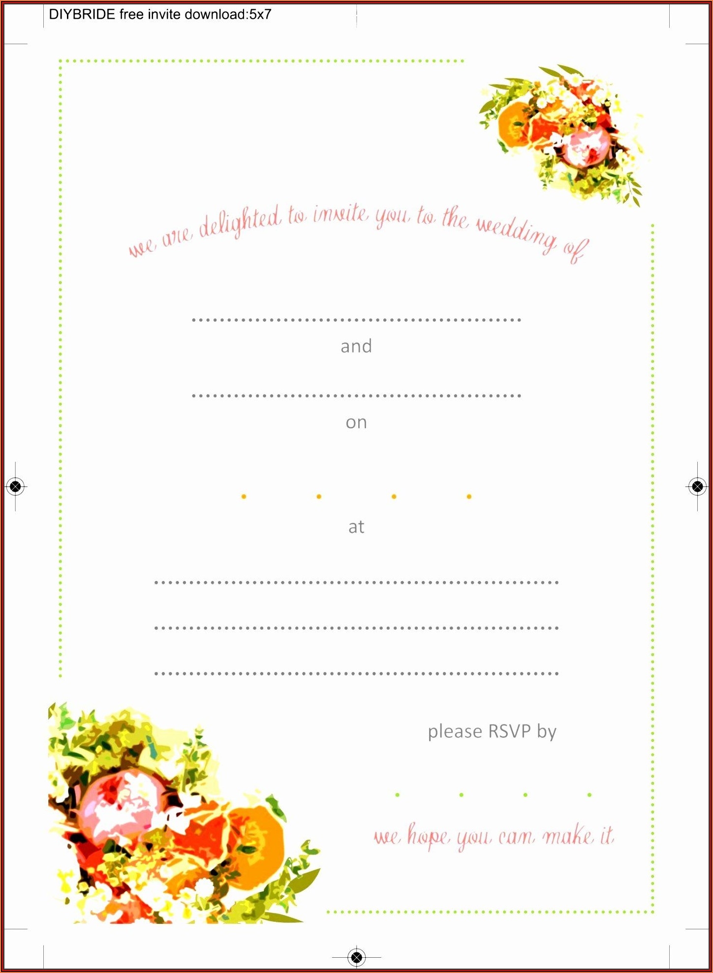 word birthday party invitation template