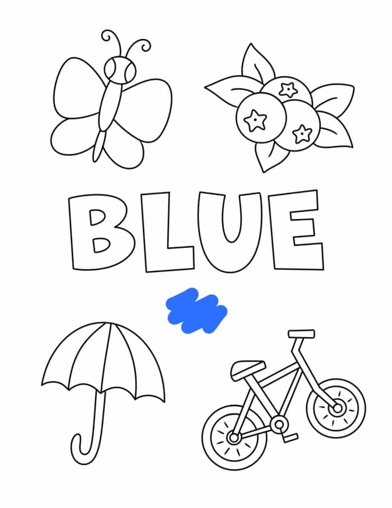 Blue Color Activities And Worksheets For Preschool The 