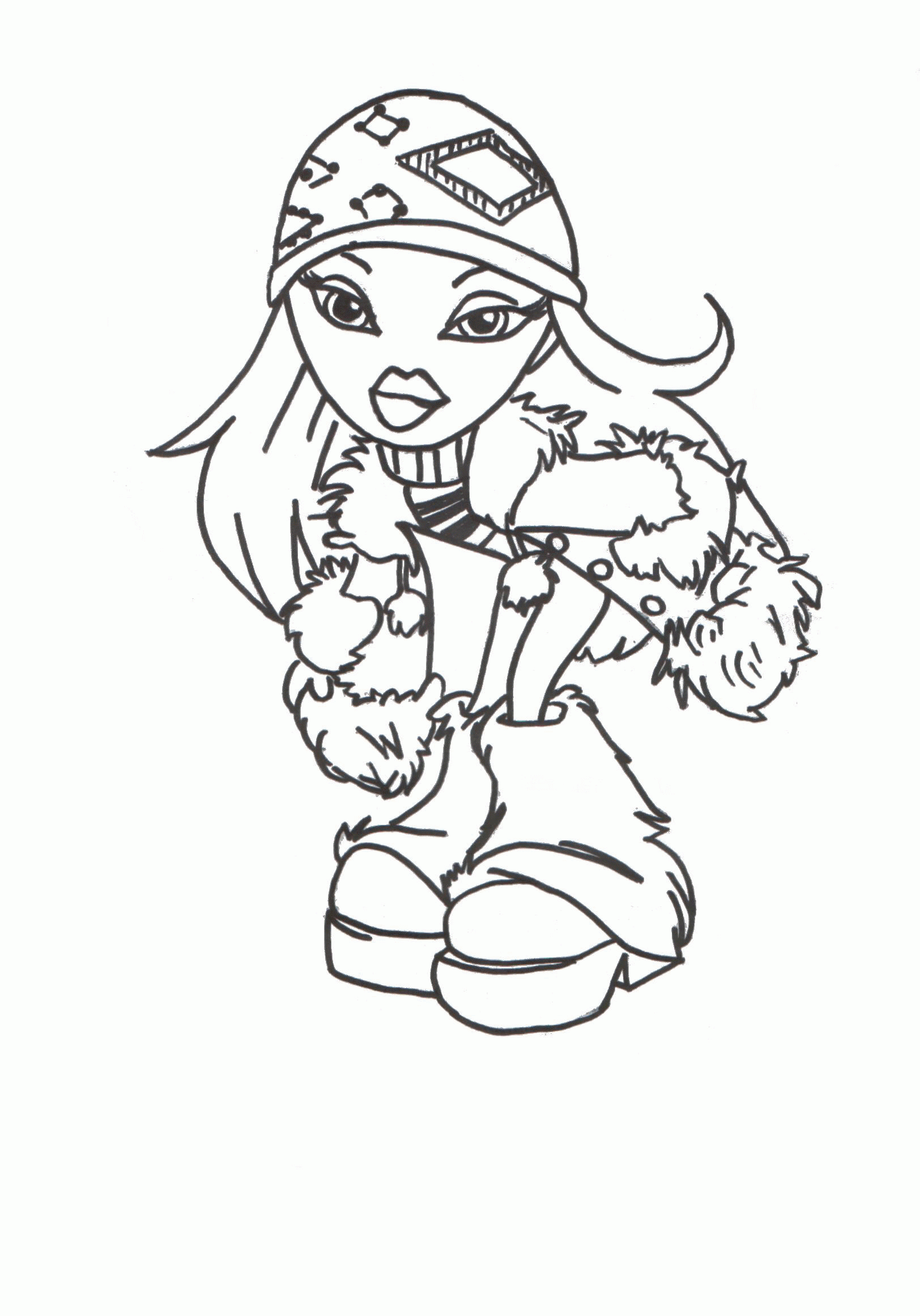 Coloring Pages Of Bratz