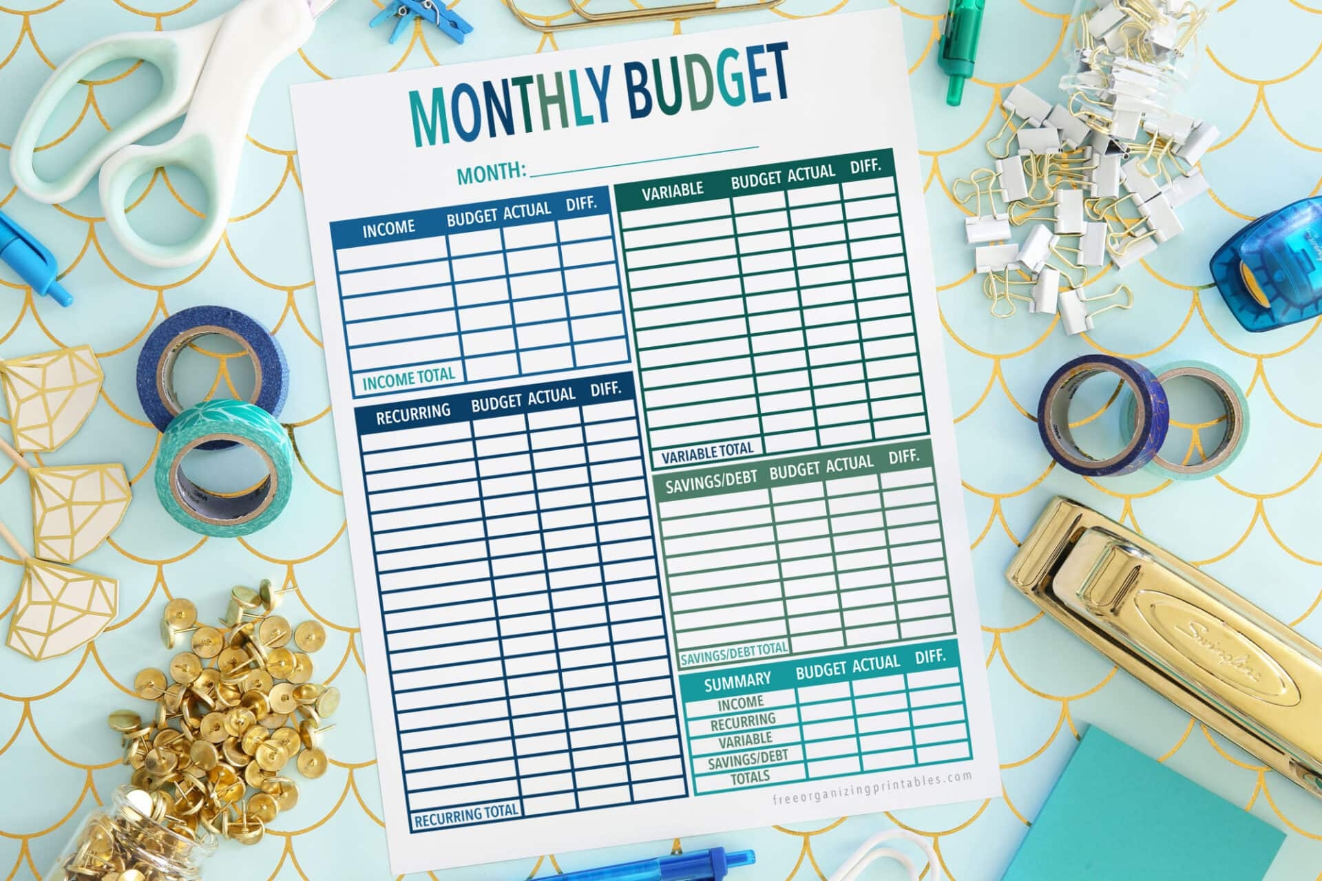 Budget Worksheet Pdf Fill Online Printable Fillable Blank 