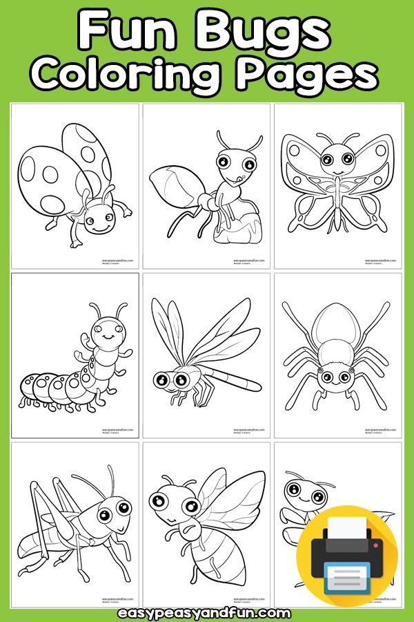 Bug Coloring Pages Bug Coloring Pages Coloring Pages For Kids Insects 