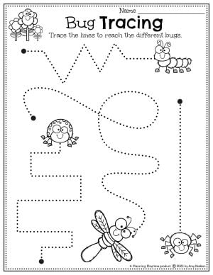 Bug Worksheets For Preschool Planning Playtime Worksheets Library
